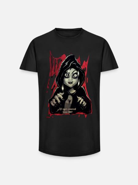 2 vampires - Long Fit Men's T-Shirt - black