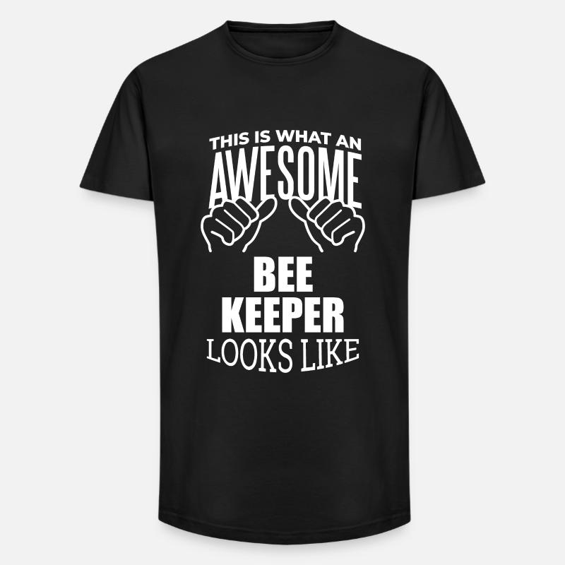 Imker - Long Fit Männer T-Shirt - Schwarz