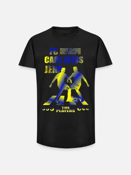 FC Carl Zeiss Jena - Long Fit Men's T-Shirt - black
