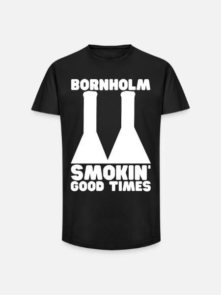 Bornholm Smokehouse Rogeri - Long Fit Men's T-Shirt - black