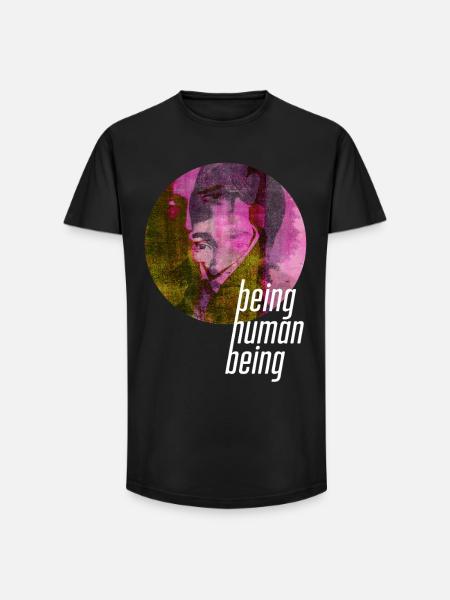 ThinkBick_being_human_being_2026_4 - Long Fit Männer T-Shirt - Schwarz