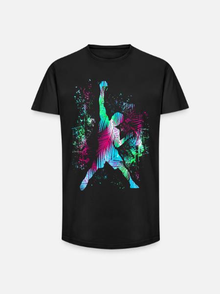 Climbing / Climbing / Freeclimbing / Mountaineering - Long Fit Men's T-Shirt - black
