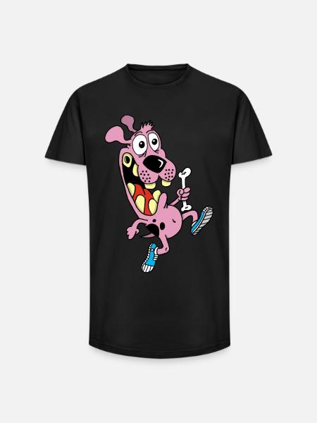 Relay race for a pink dog - Long Fit Men's T-Shirt - black