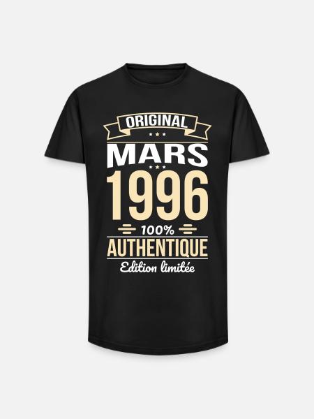 30th Anniversary - Original - March 1996 - Long Fit Men's T-Shirt - black