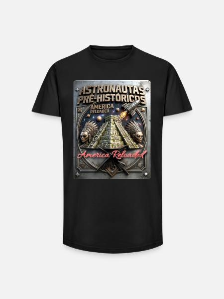 America Reloaded - Long Fit Männer T-Shirt - Schwarz