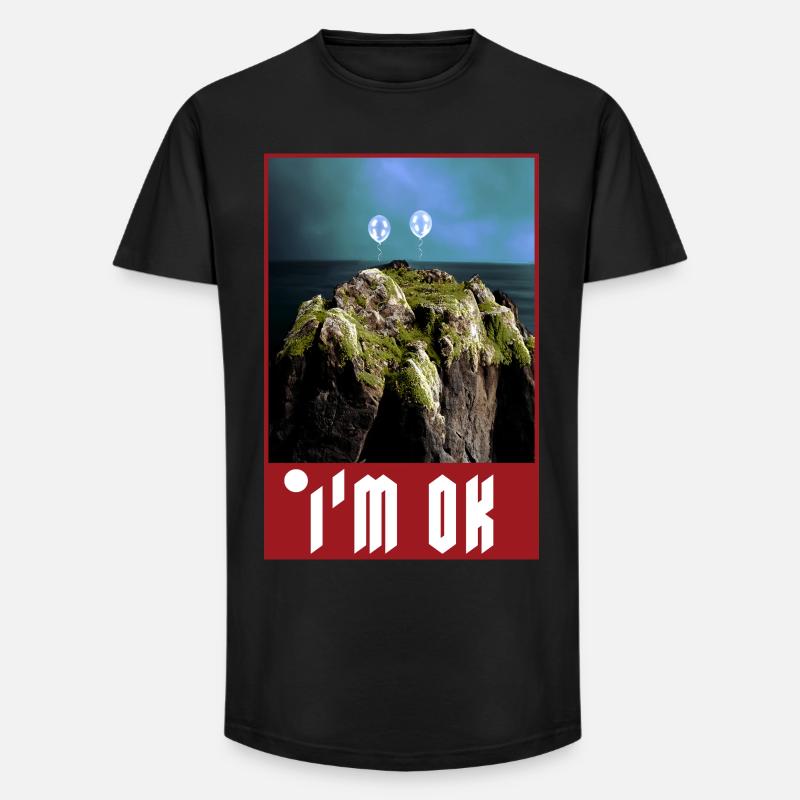 Formally Dressed Chitty-Chatty - Long Fit Männer T-Shirt - Schwarz