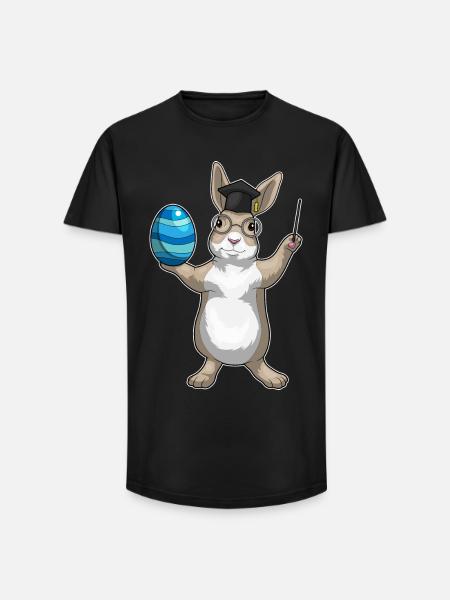 Bunny Easter Teacher - Long Fit Men's T-Shirt - black