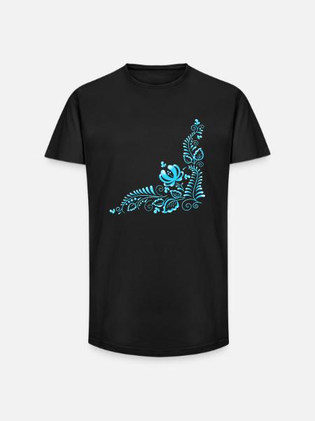 Ornament - Long Fit Men's T-Shirt - black