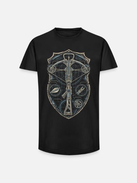 Crossbow Crossbowman - Long Fit Men's T-Shirt - black