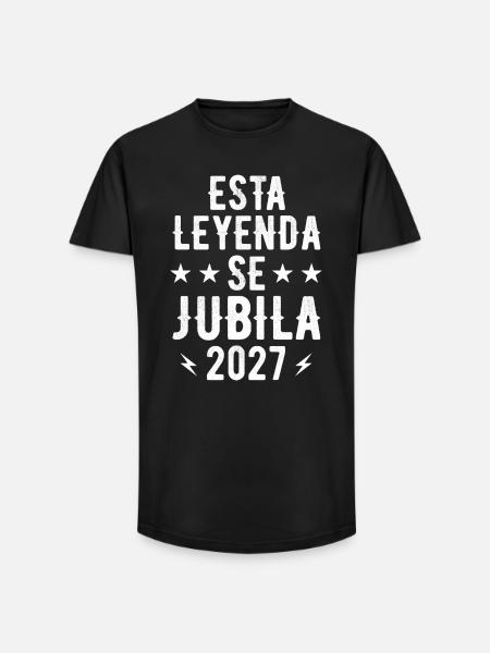 This Legend Retires 2027 - Long Fit Men's T-Shirt - black