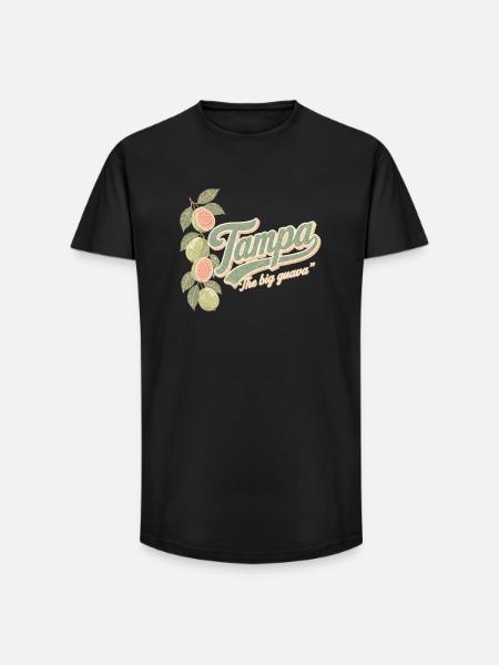 Tampa The Big Guava Retro - Long Fit Men's T-Shirt - black