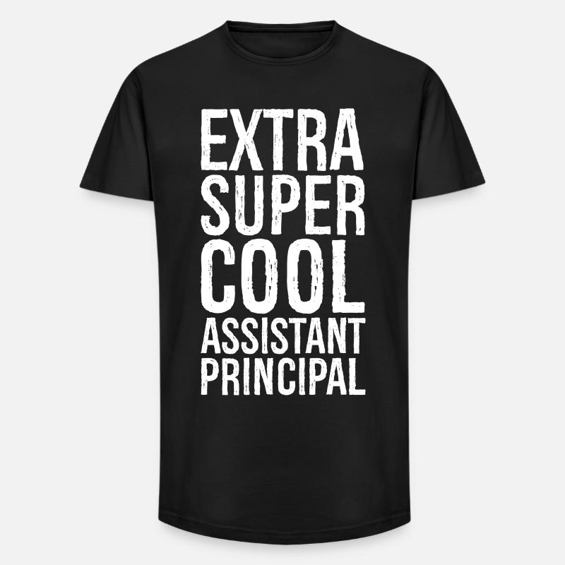 Extra Super Cool Assistant Principal - Long Fit Men's T-Shirt - black