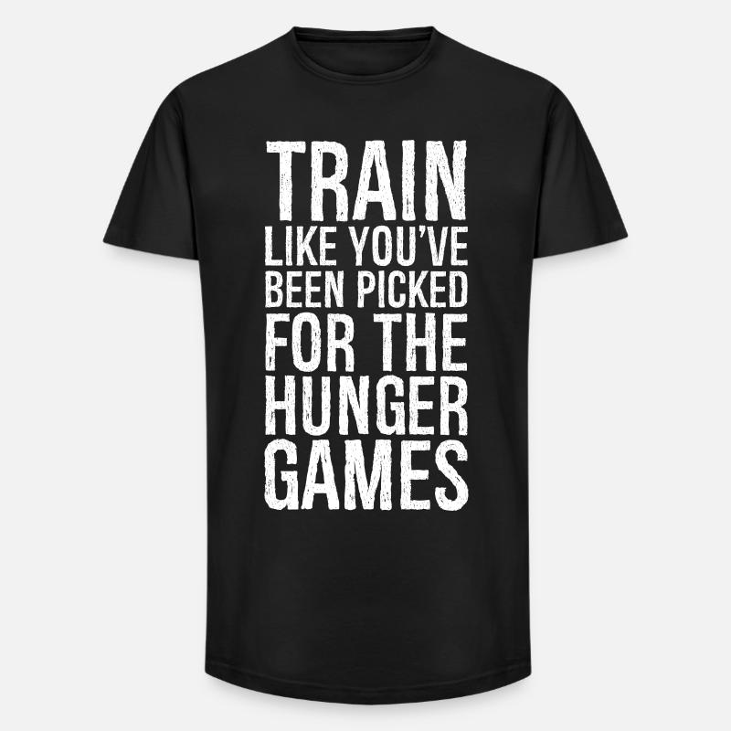 train like you've been picked - Long Fit Männer T-Shirt - Schwarz