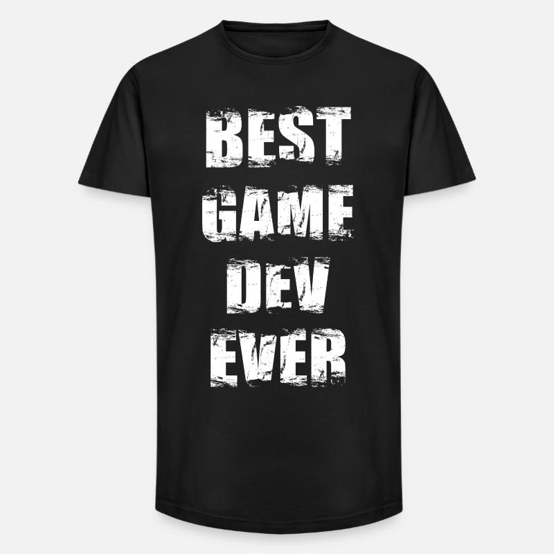 Game Developer - Long Fit Men's T-Shirt - black