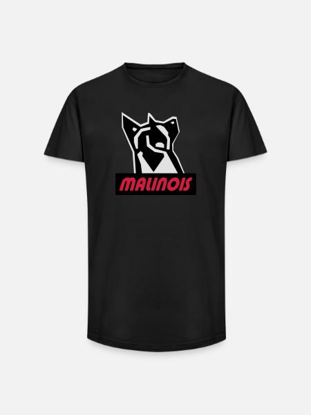 malinois - Long Fit Men's T-Shirt - black