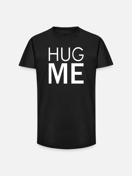 Hug Me (dark) - T-shirt coupe longue homme - noir