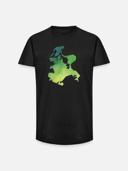 ruegen - Long Fit Männer T-Shirt - Schwarz