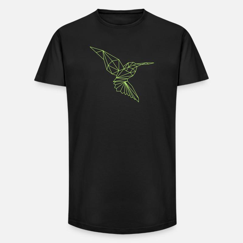 Eisvogel - Long Fit Männer T-Shirt - Schwarz