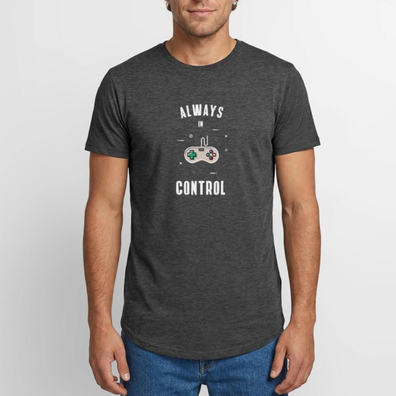 controller game retro computer play pc nerd gaming Long Fit Men's T-Shirt