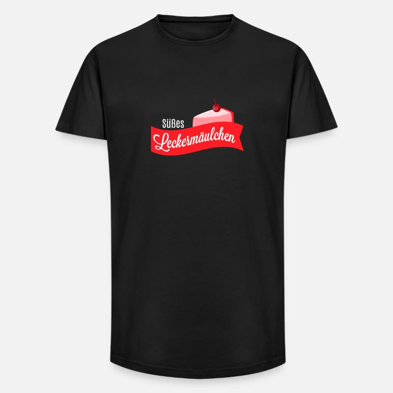 Süßes Leckermäulchen - Süßigkeitenshirt - Long Fit Männer T-Shirt - Schwarz