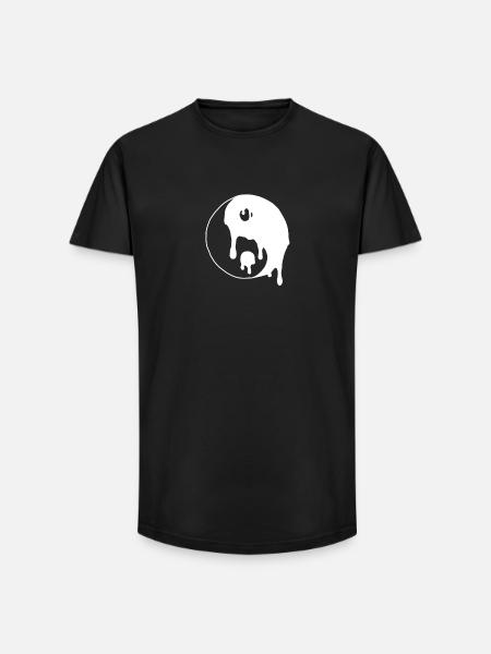 Yin Yang - Long Fit Men's T-Shirt - black