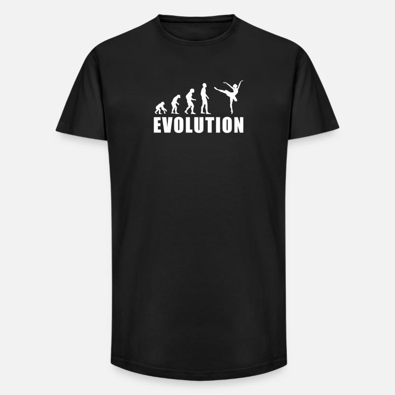 EVOLUTION BALLET ballet dancer gift - Long Fit Men's T-Shirt - black
