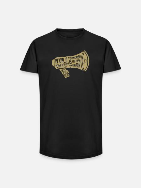 Propaganda! - Long Fit Men's T-Shirt - black