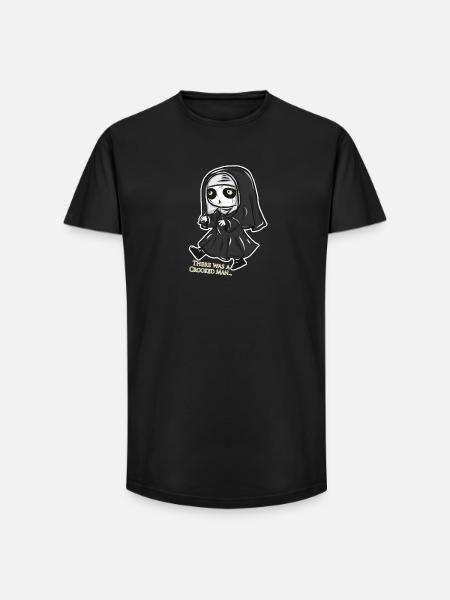 Valac nun halloween gift - Long Fit Men's T-Shirt - black