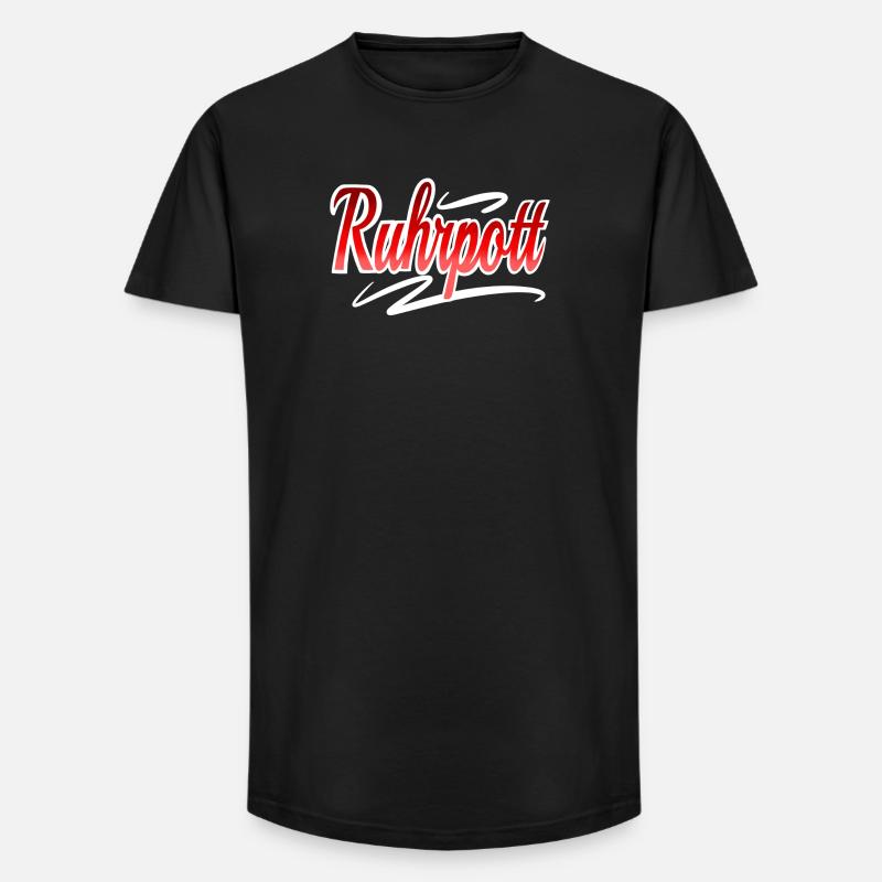 Ruhrpott - Long Fit Männer T-Shirt - Schwarz