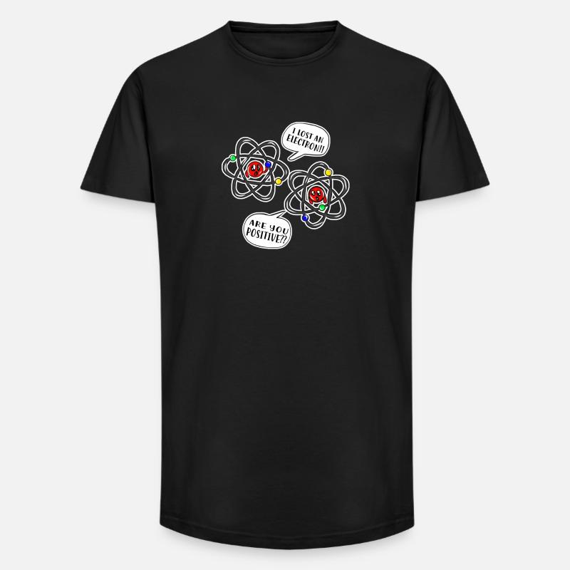 Wissenschaft - Long Fit Männer T-Shirt - Schwarz