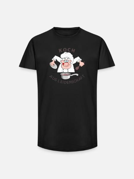 Amateur cook - cook - hobby - Long Fit Men's T-Shirt - black