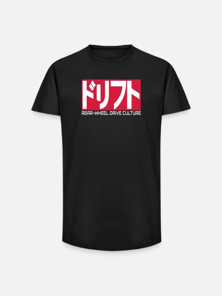 Drift-Design RWD culture - Long Fit Men's T-Shirt - black