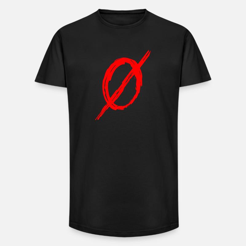 Zero Blood - Long Fit Männer T-Shirt - Schwarz