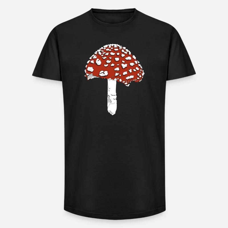 Toadstool toadstool amanita - Long Fit Men's T-Shirt - black