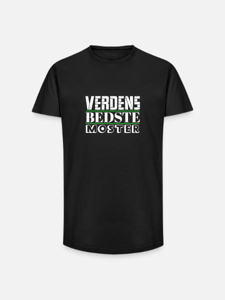 Verdens Bedste Moster samers - Long fit herre T-shirt - sort