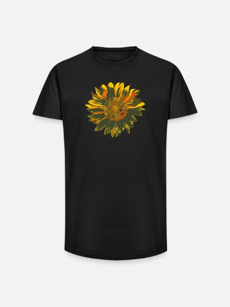 sunflower - Long Fit Men's T-Shirt - black
