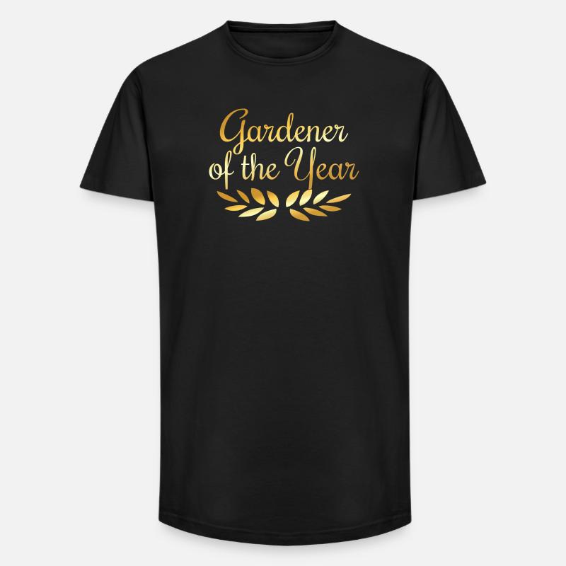 Årets gartner gartner gartner - Long fit herre T-shirt - sort