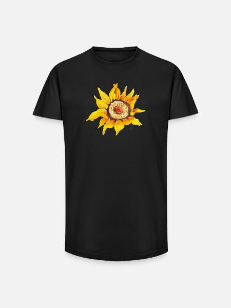 Sunflower - Long Fit Men's T-Shirt - black