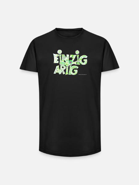 Einzigartig - Long Fit Männer T-Shirt - Schwarz
