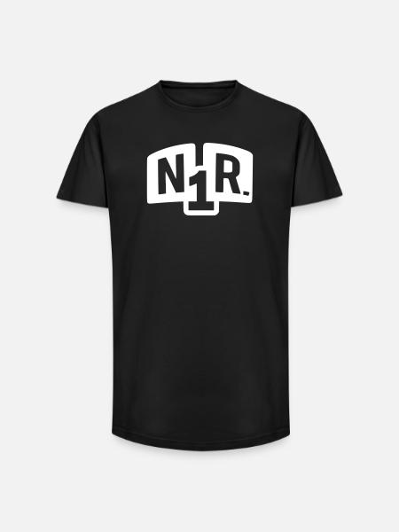 number no 1 one number - Long Fit Men's T-Shirt - black