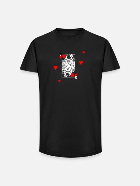 queen - Long Fit Men's T-Shirt - black
