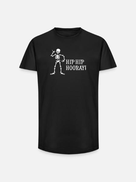 Cadera cadera hurra quiropráctico radiólogo radiografía - Camiseta long fit hombre de algodón - negro