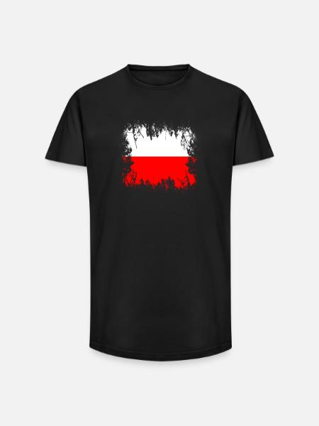 Polen - Polen - Long Fit Männer T-Shirt - Schwarz