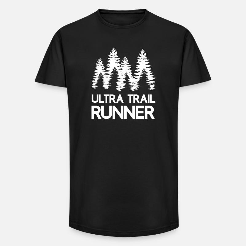 Ultra Trail Runner - Long Fit Männer T-Shirt - Schwarz