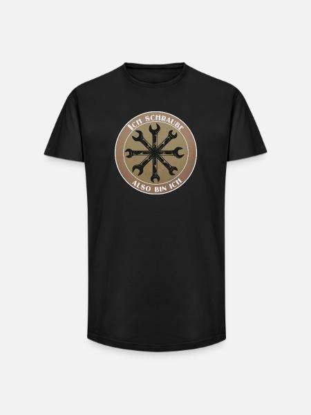 Ich schraube, also bin ich! - Long Fit Männer T-Shirt - Schwarz