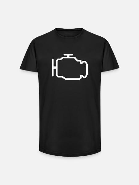 Engine - Long Fit Men's T-Shirt - black