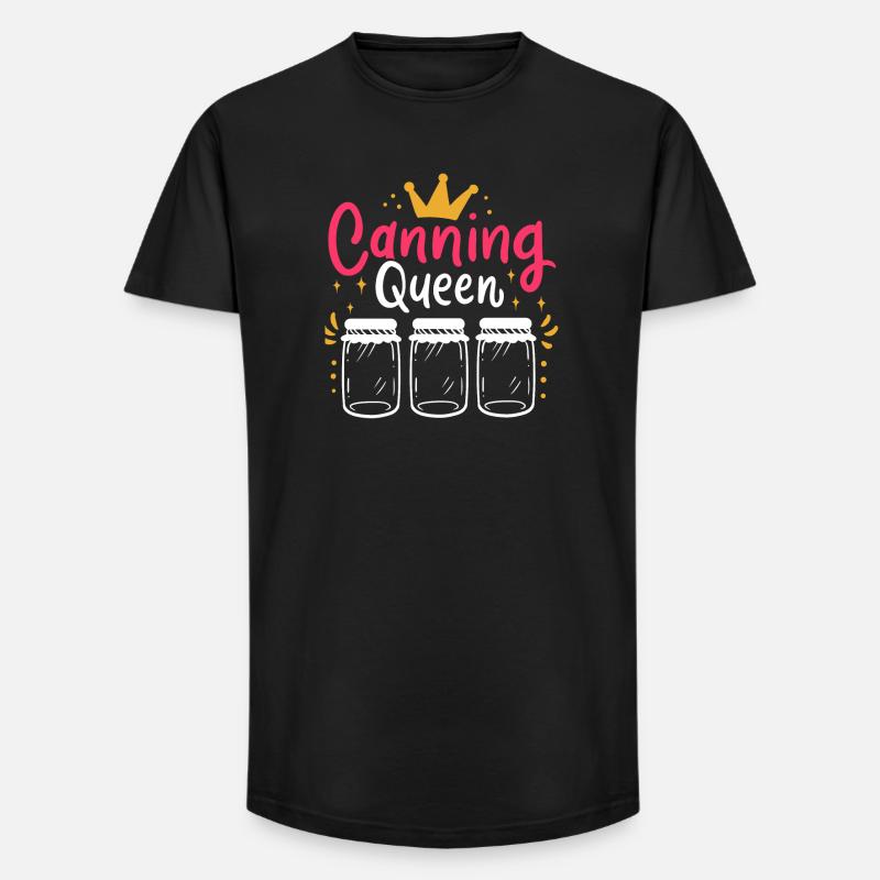 Einmachen Einkochen - Long Fit Männer T-Shirt - Schwarz