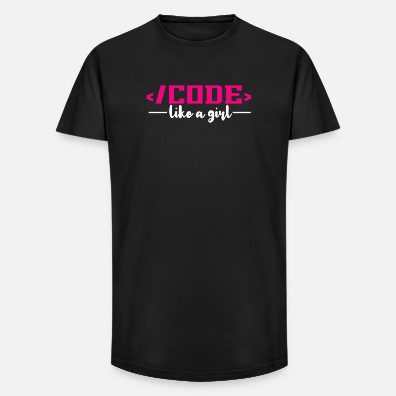 Codierung Programmierung Informatik - Long Fit Männer T-Shirt - Schwarz