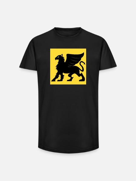 Griffin, Tartaria - Long Fit Men's T-Shirt - black