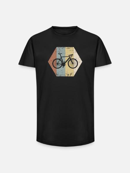 vélo - T-shirt coupe longue homme - noir